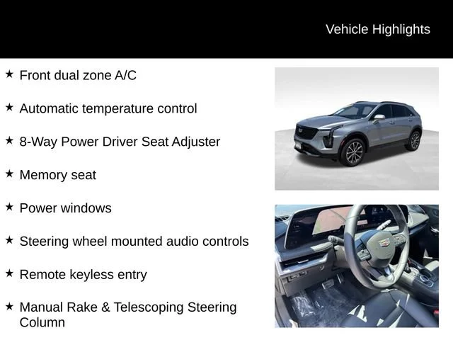 Used 2025 Argent Silver Metallic Cadillac Sport image 14