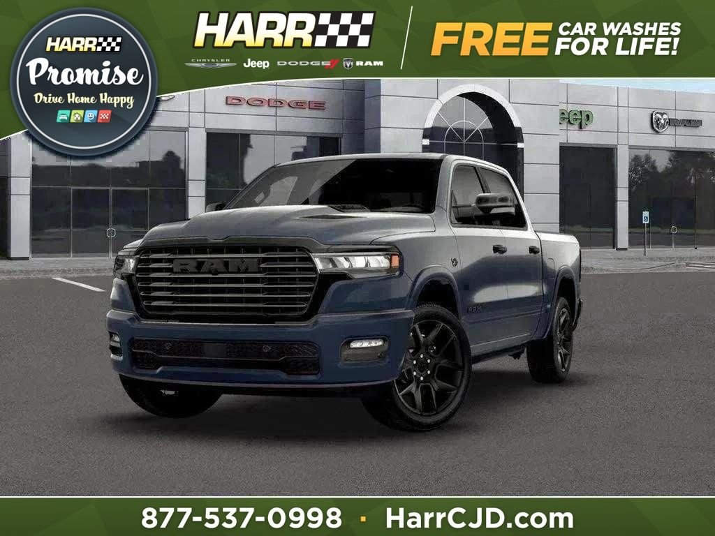 New 2026 Forged Blue Metallic Exterior Paint RAM Laramie image 1