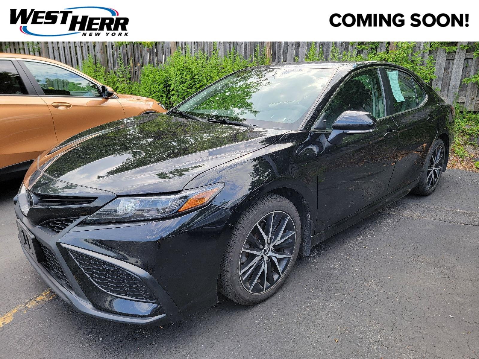 Used 2024 Midnight Black Metallic Toyota SE image 1