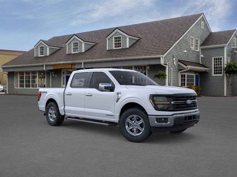 New 2025 Space White Metallic Ford XLT image 7