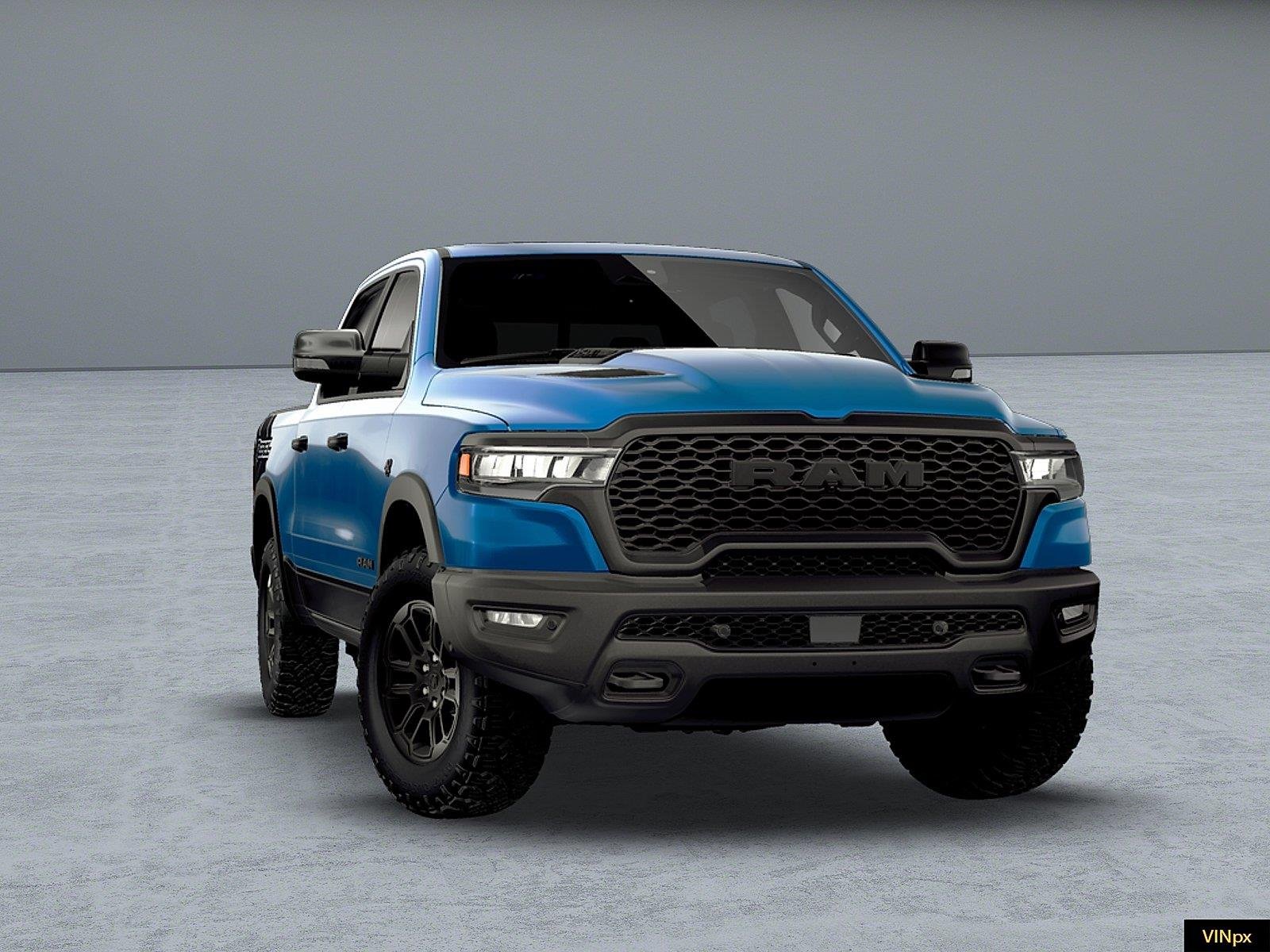 New 2026 Hydro Blue Pearl-Coat Exterior Paint RAM Rebel image 16
