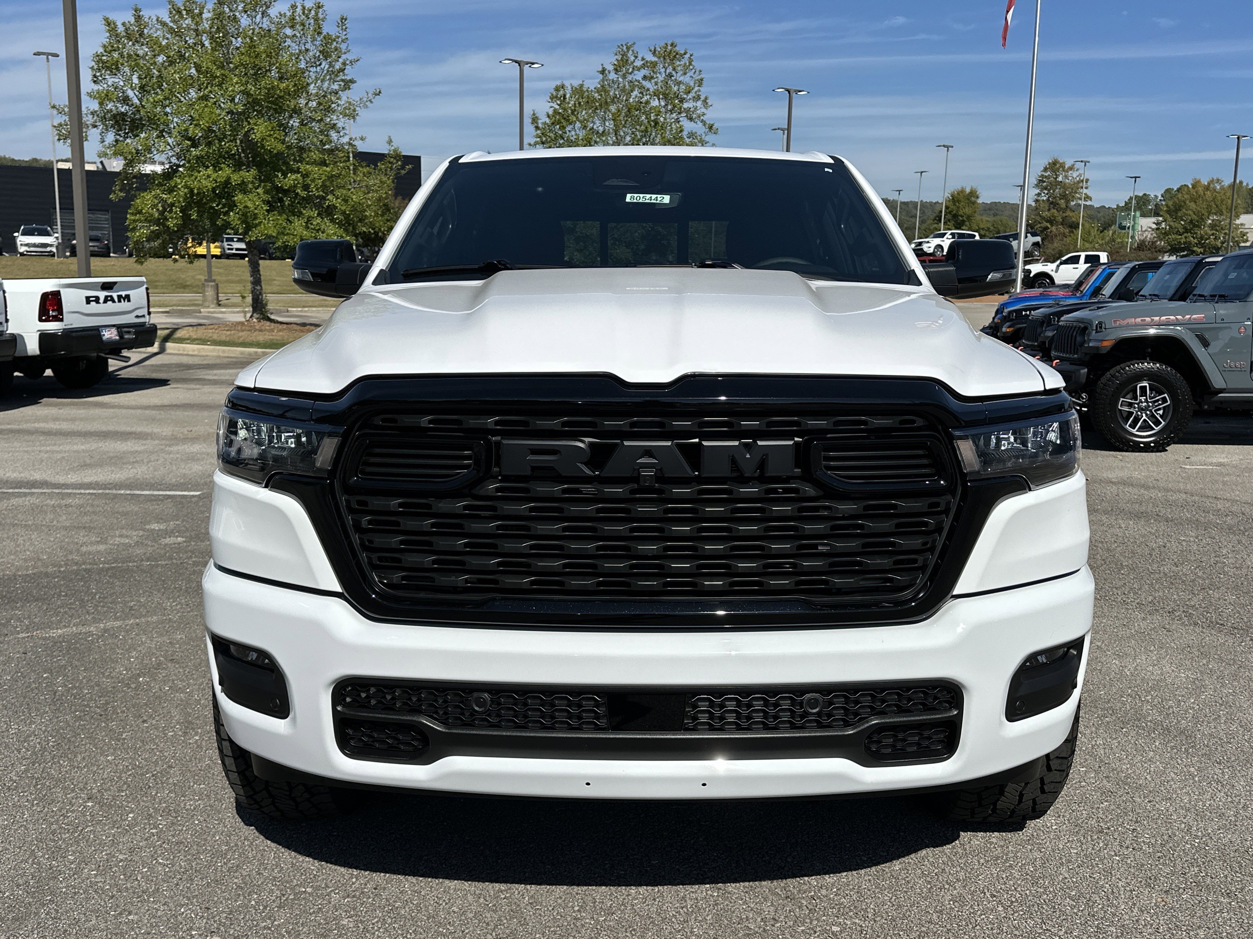 New 2026 Bright White Clear-Coat Exterior Paint RAM Big Horn/Lone Star image 2