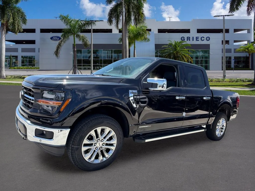 New 2026 Agate Black Metallic Ford XLT image 3