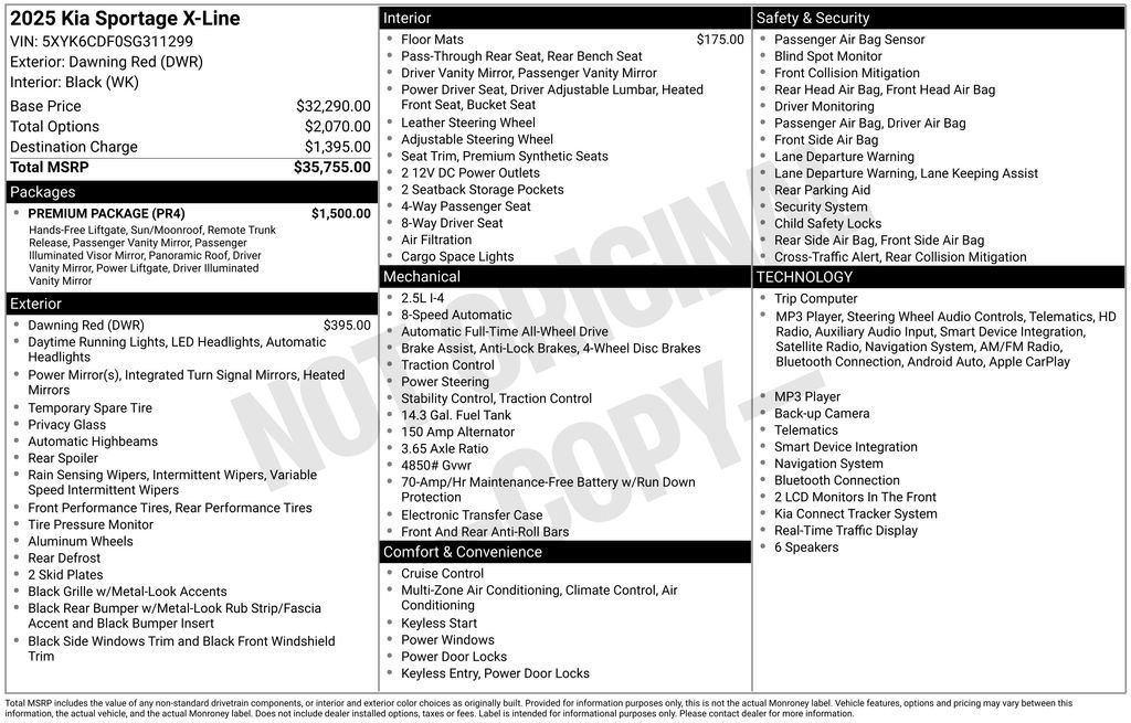 Used 2025 Red Kia X-Line image 26