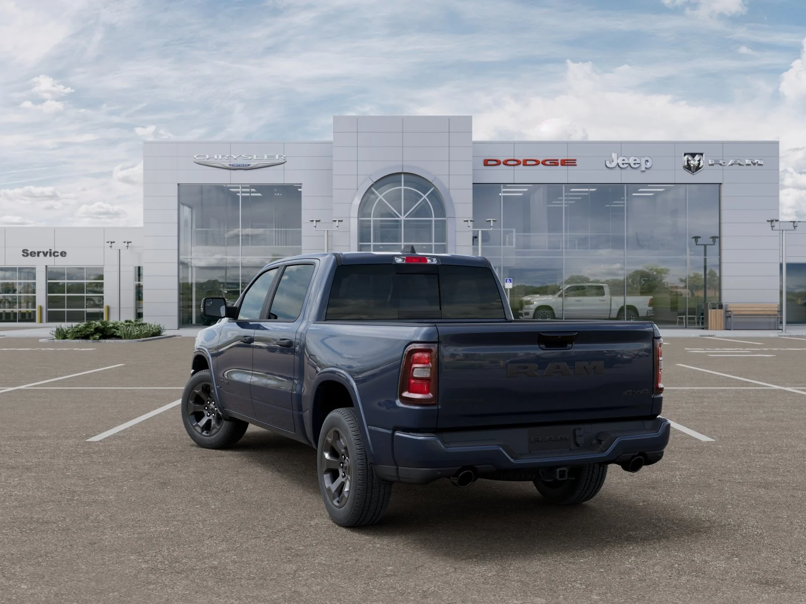 New 2026 Forged Blue Metallic Exterior Paint RAM Big Horn/Lone Star image 32