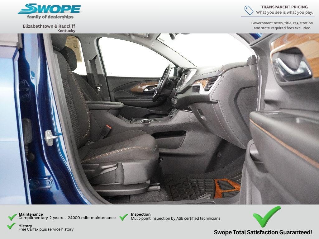 Used 2021 Blue Emerald Metallic GMC SLE image 10