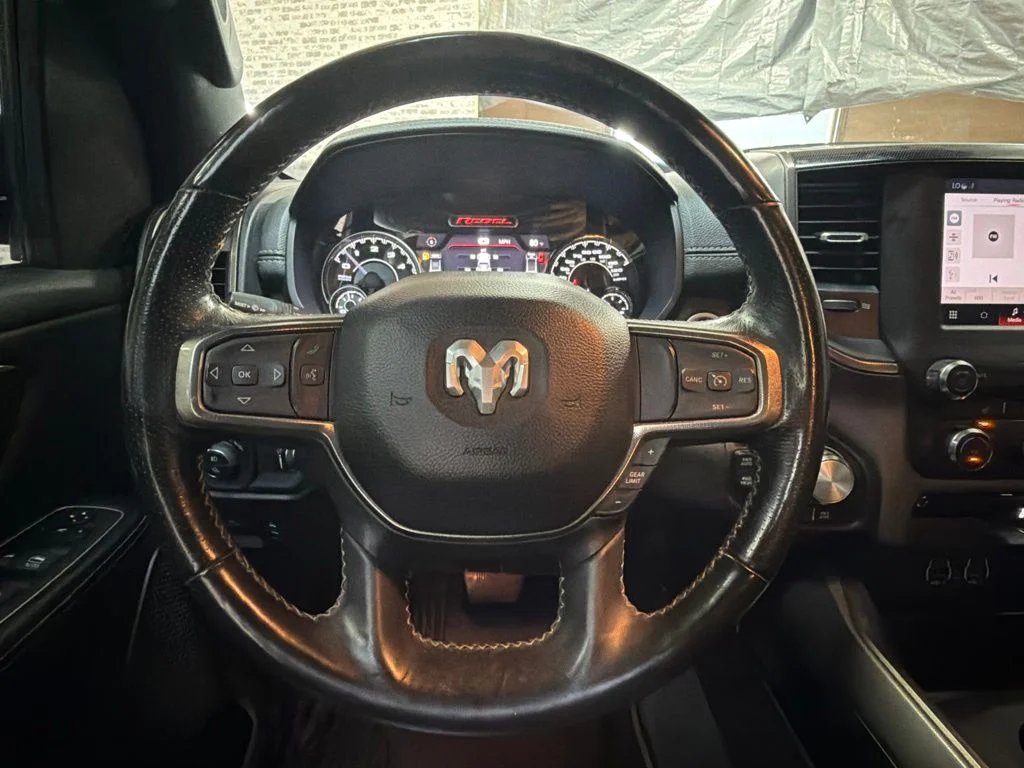 Used 2022 Granite Crystal Metallic Clearcoat Ram Rebel image 15