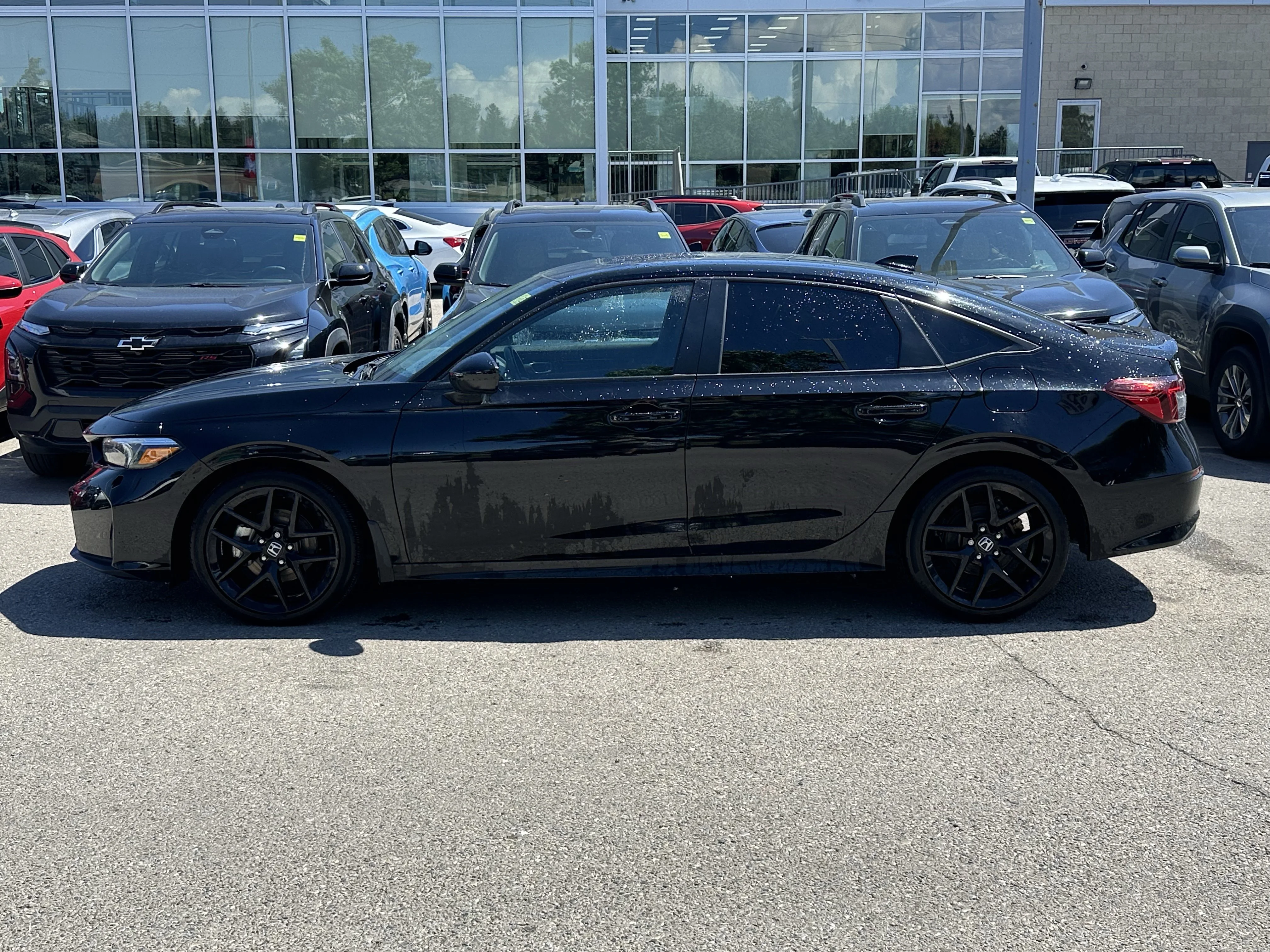 Certified Used 2025 Black Honda Sport image 3