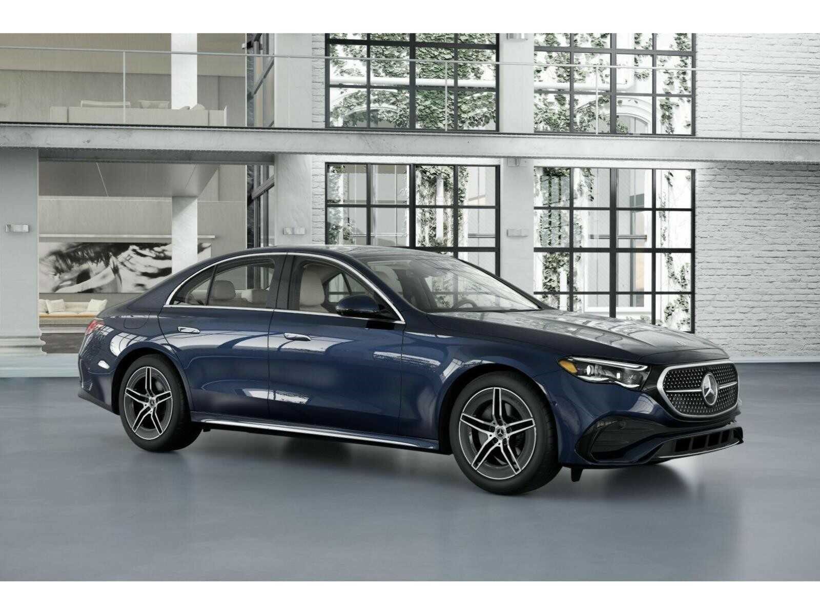 New 2026 Nautical Blue Metallic Mercedes-Benz E 350 4D Sedan image 13