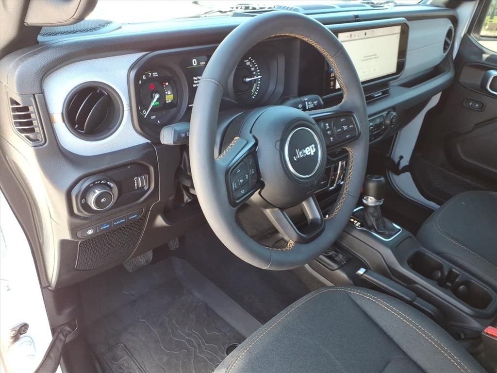 Used 2024 Bright White Clearcoat Jeep Sport S 4xe image 6