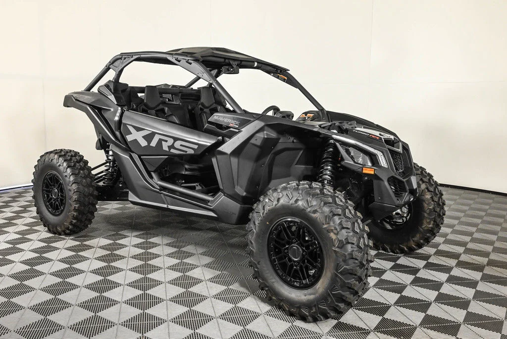 New 2025 BLACK Can-Am X Rs Turbo RR Triple Black image 1