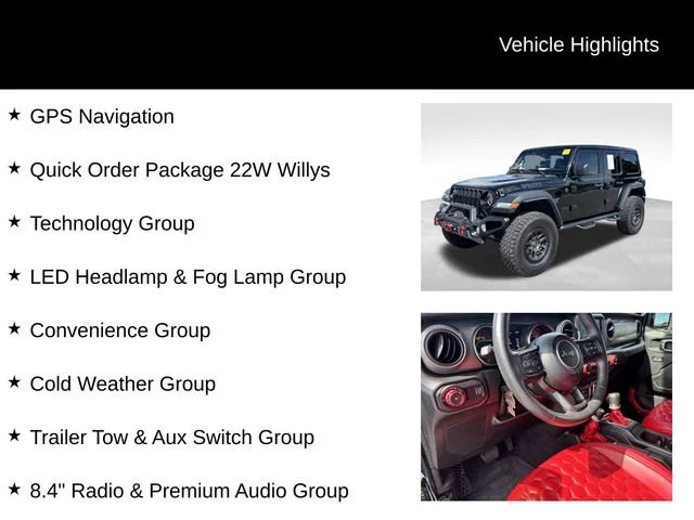 Used 2023 Black Jeep Willys image 8