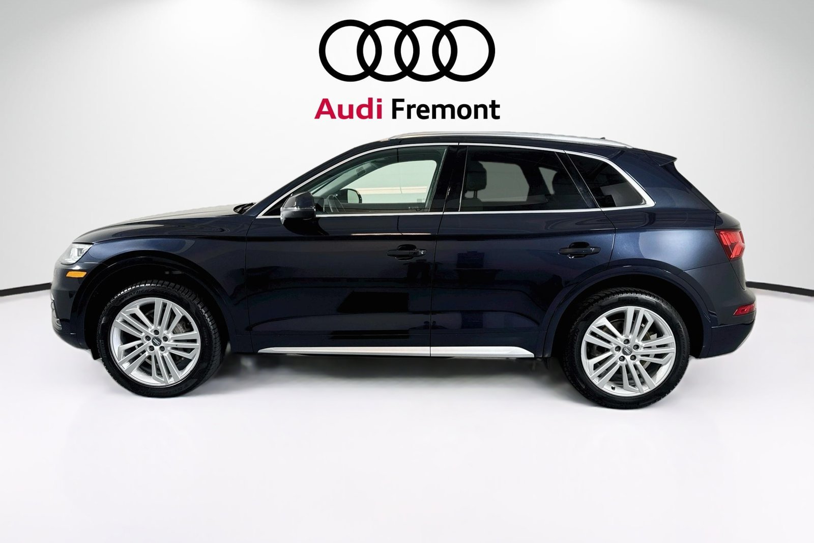 Used 2018 Moonlight Blue Metallic Audi Premium Plus image 1