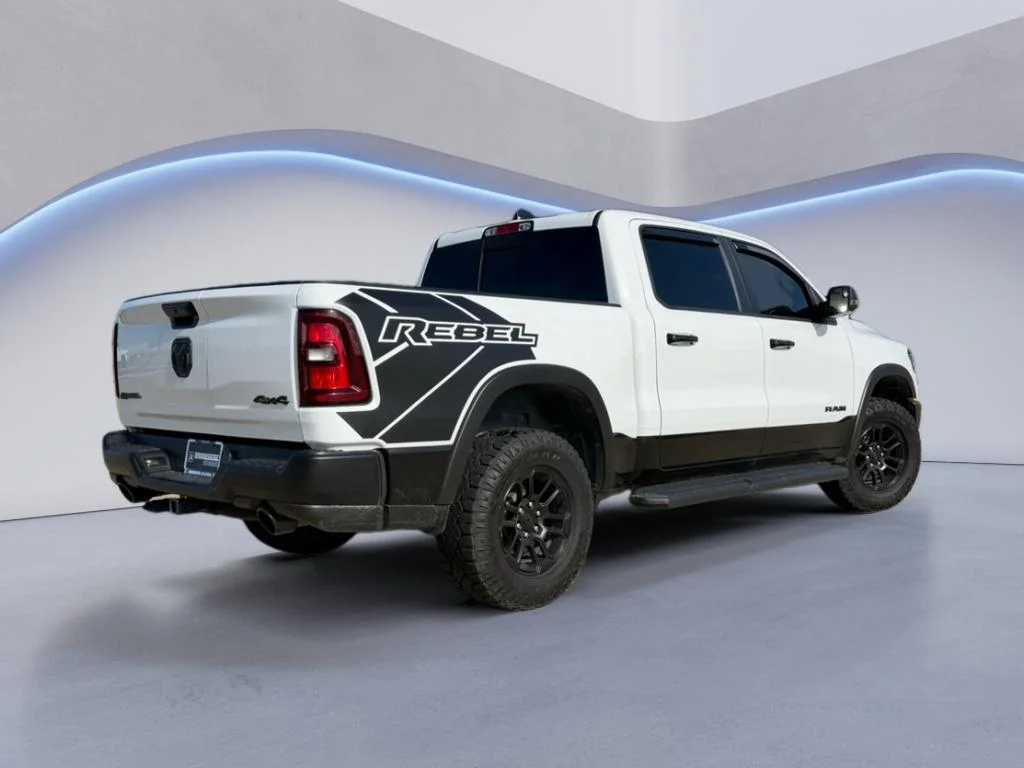 Used 2025 Bright White Clearcoat Ram Rebel image 6