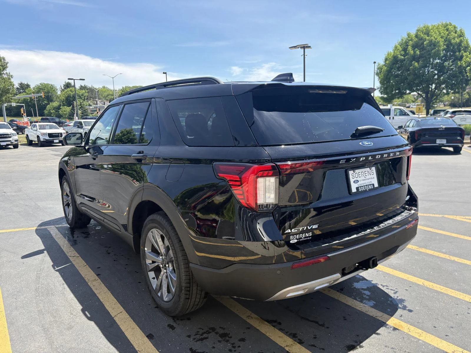 New 2026 Agate Black Metallic Ford Active image 4