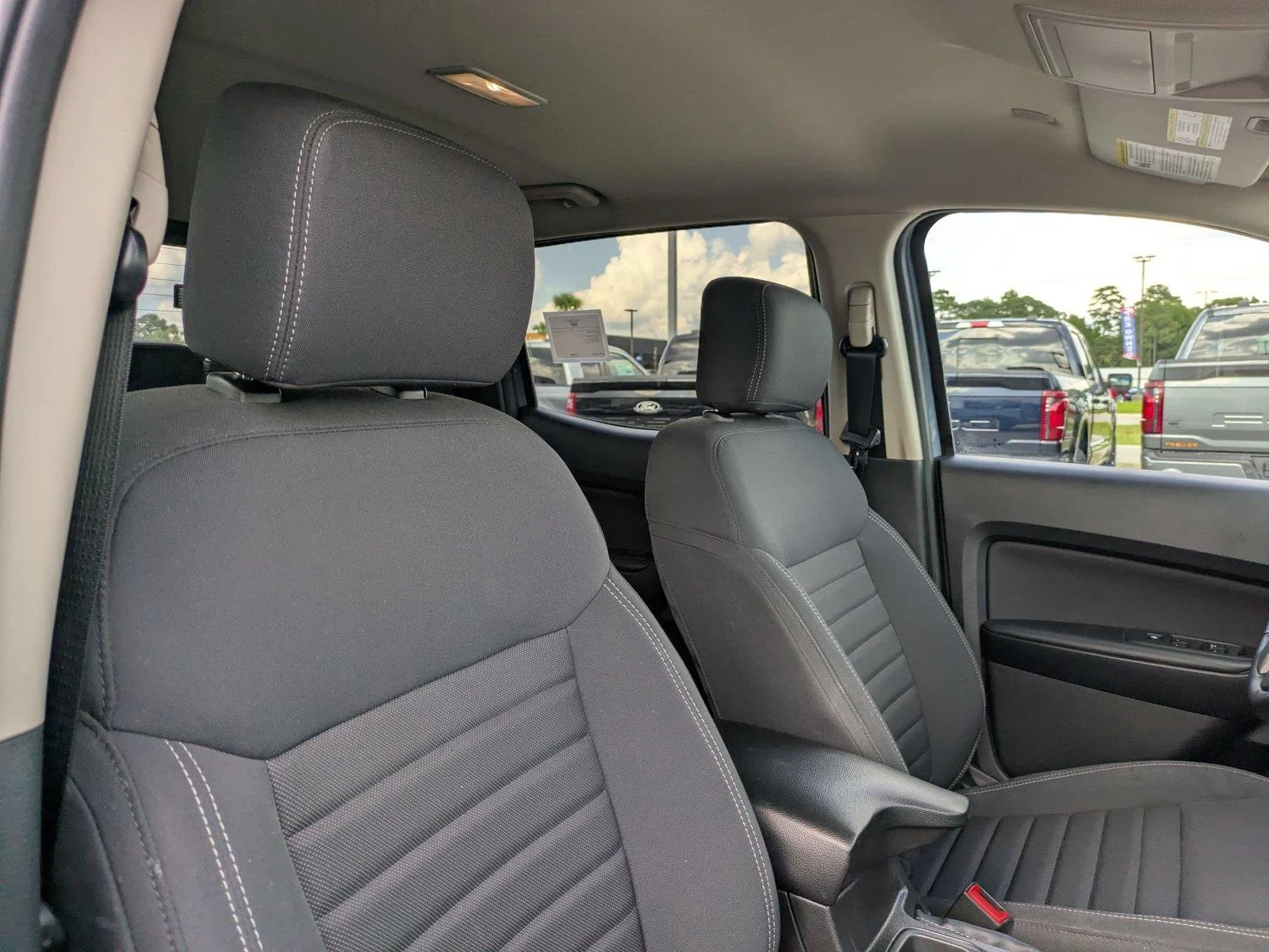 Used 2023 Azure Gray Metallic Tri-Coat Ford XLT image 34