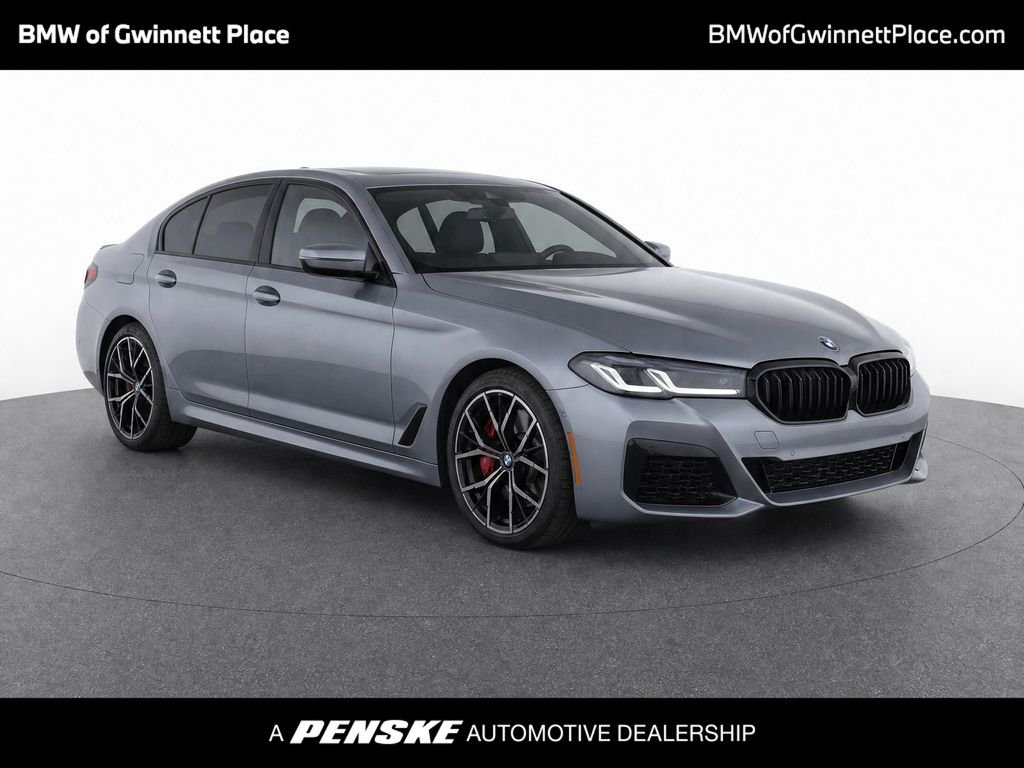 Certified Used 2023 Skyscraper Grey Metallic BMW 530i image 1