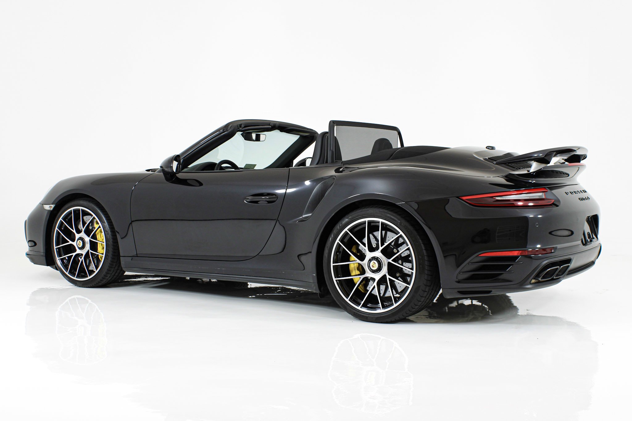 Used 2019 Black Porsche Turbo S Cabriolet image 6