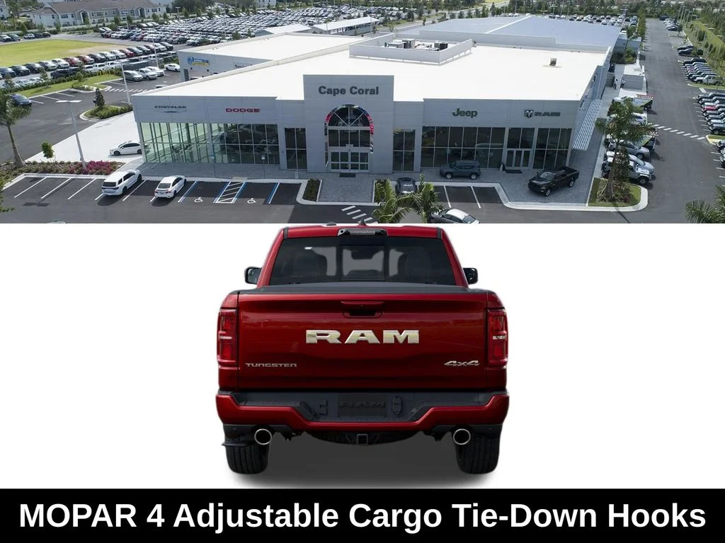 New 2026 Molten Red Pearl-Coat Exterior Paint RAM Tungsten image 9