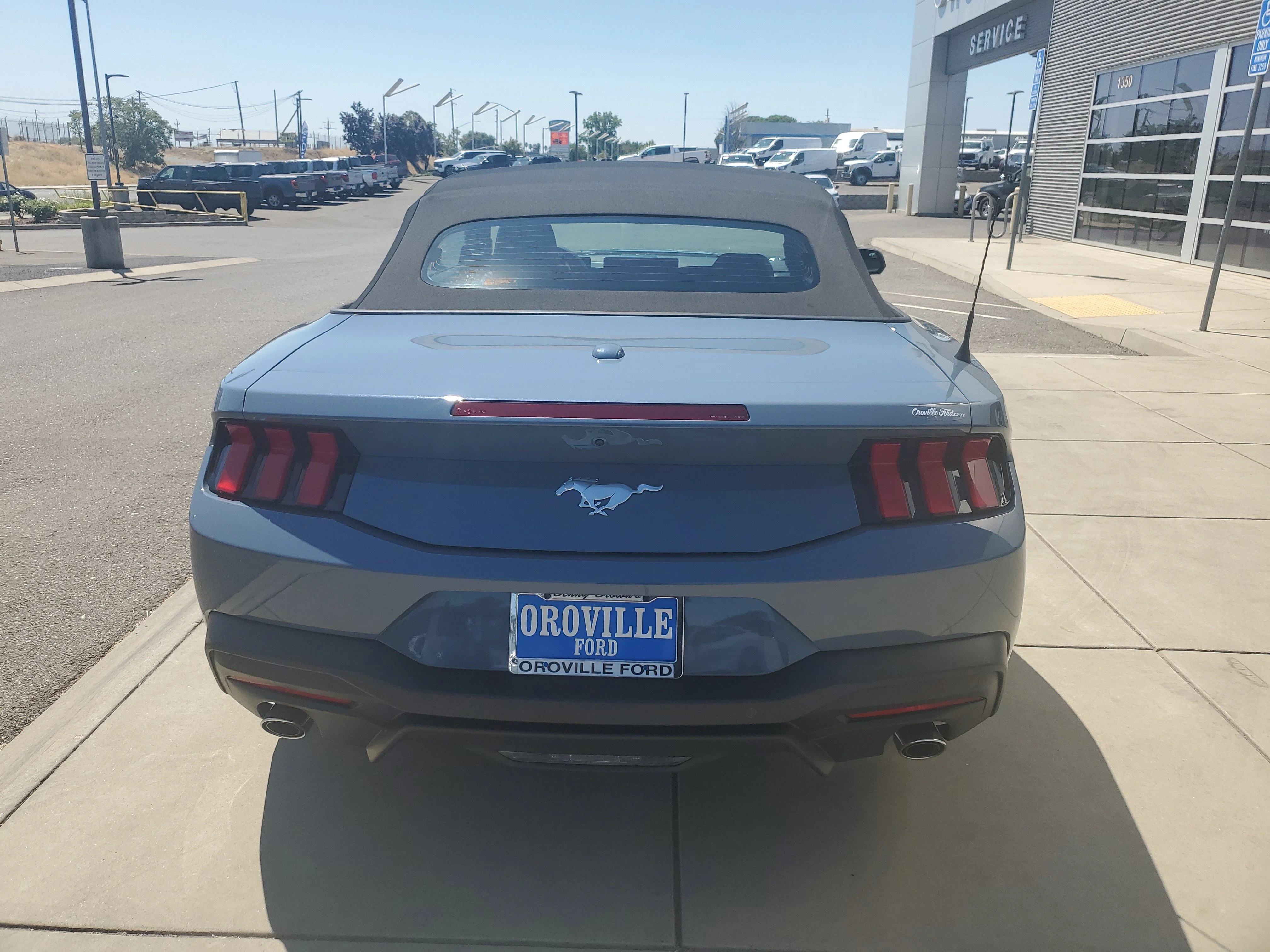 Used 2025 Vapor Blue Metallic Ford EcoBoost image 4