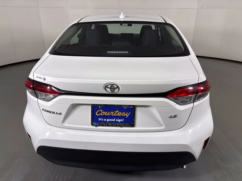 Used 2024 White Toyota LE image 7