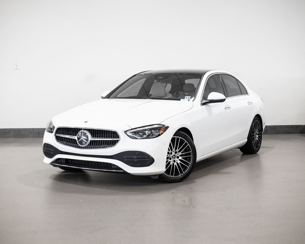 Certified Used 2022 White Mercedes-Benz C 300 image 1