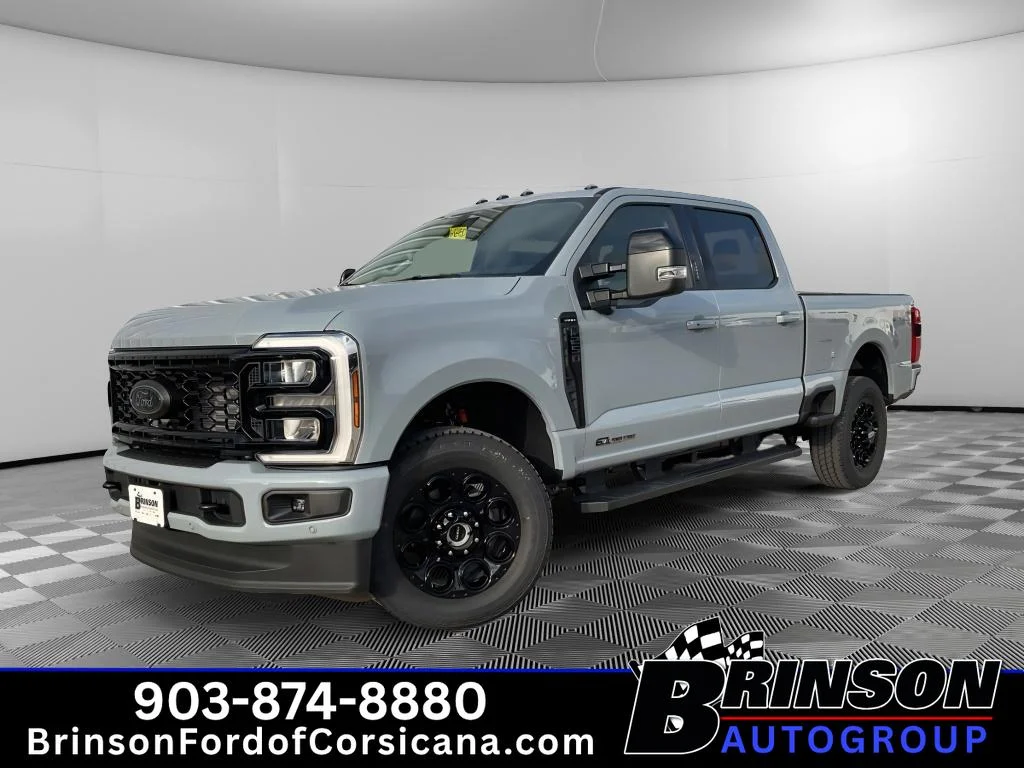 New 2026 Glacier Gray Metallic Tri-Coat Ford F-250® Lariat® image 1