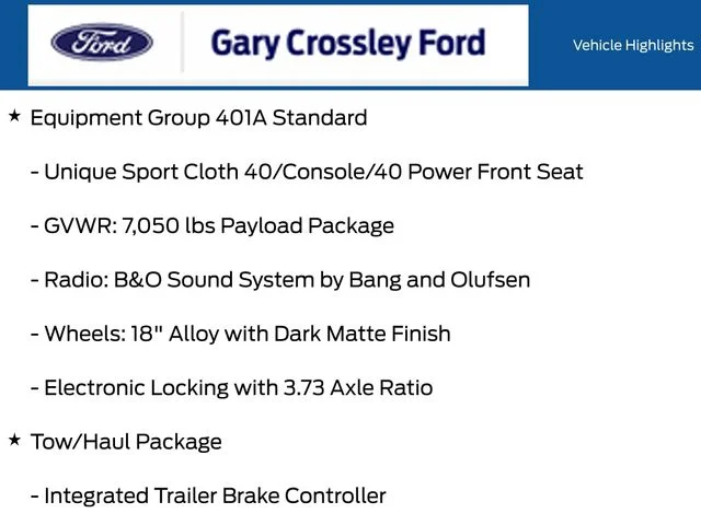 New 2026 Agate Black Metallic Ford Tremor® image 6