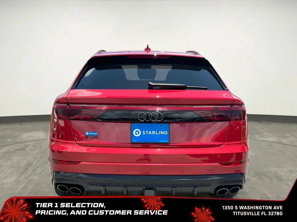 Used 2025 Red Audi 4.0T Premium Plus image 8