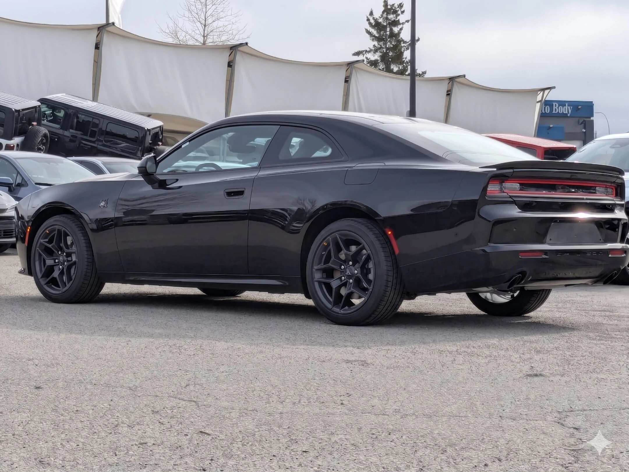 New 2026 Black Dodge Scat Pack - - Blacktop Pkg - 20 Black Wheels - Adaptive Cruise - Heated Steering Wheel & More! image 6