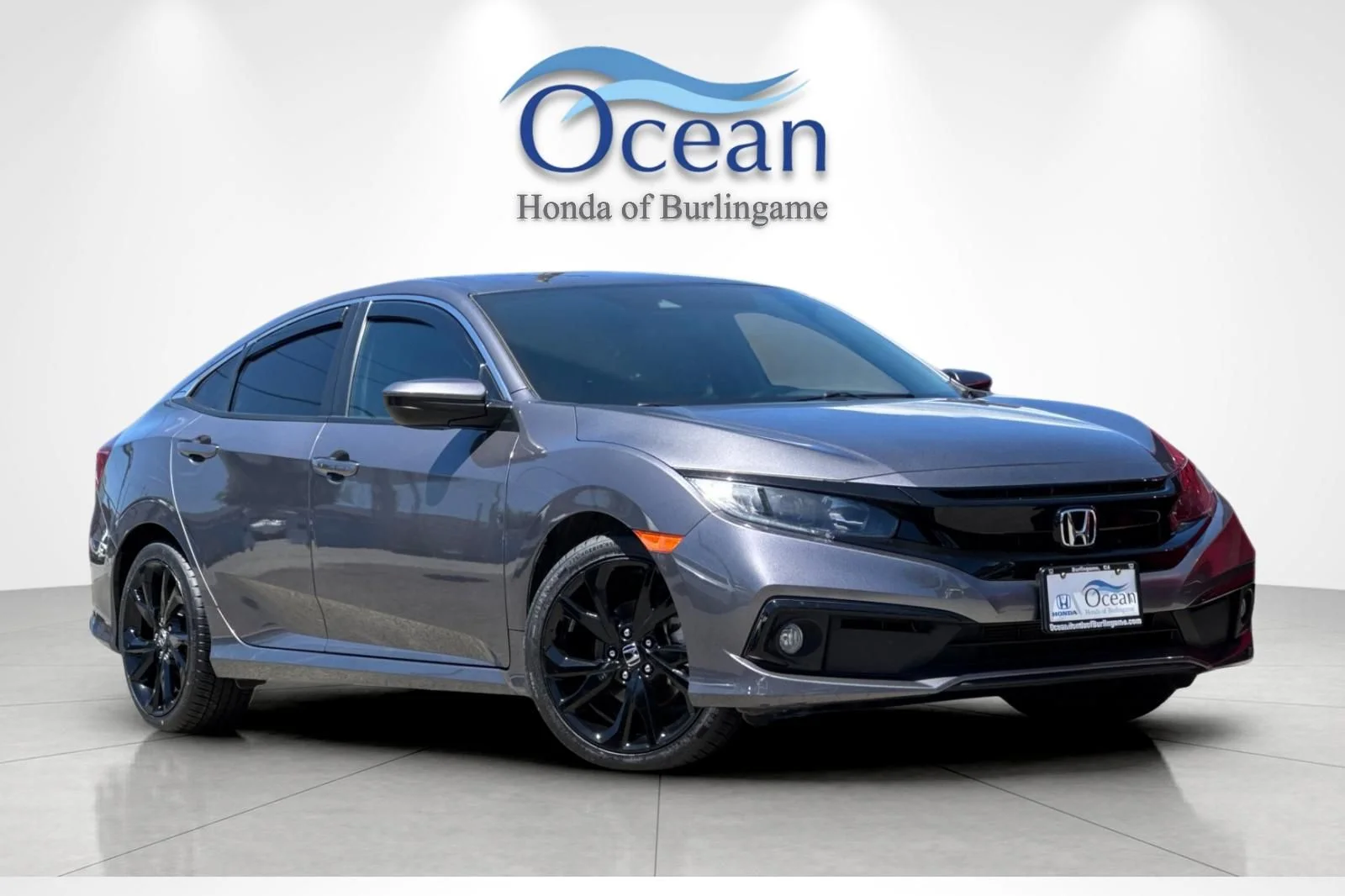 Used 2021 Modern Steel Metallic Honda Sport image 2