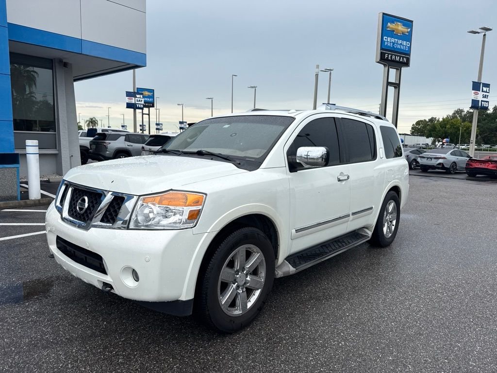 Used 2013 White Nissan Platinum image 1