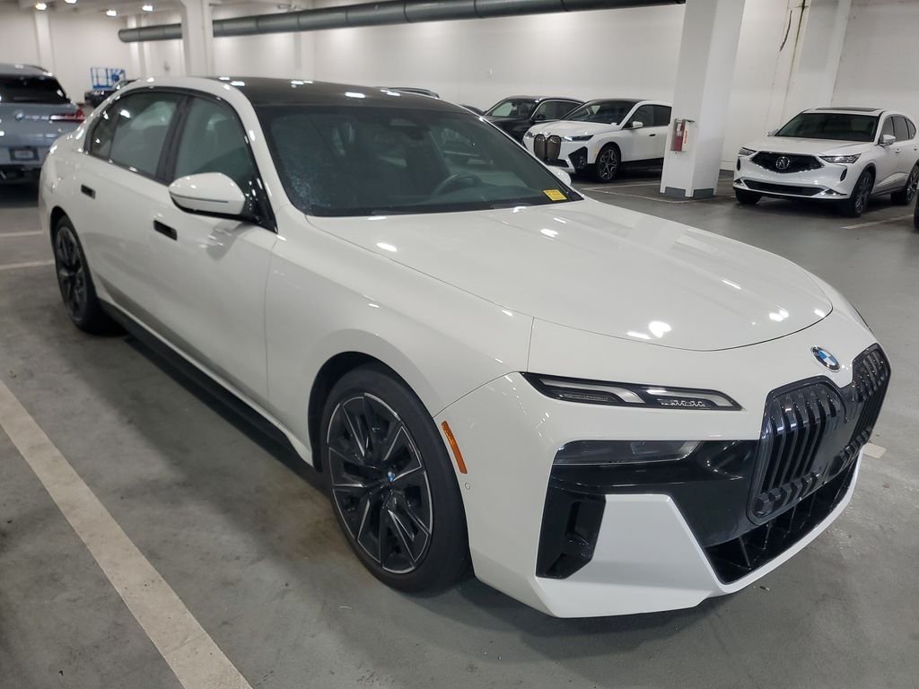 Certified Used 2023 Alpine White BMW 740i image 2
