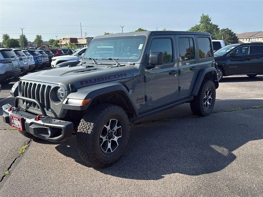 Used 2021 Sting-Gray Clearcoat Jeep Unlimited Rubicon image 4