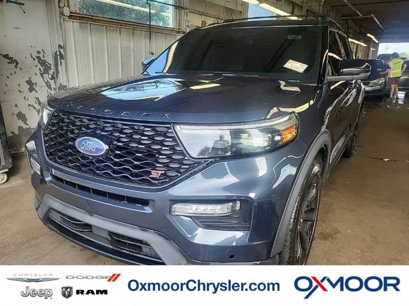 Used 2022 Stone Blue Metallic Ford ST image 1
