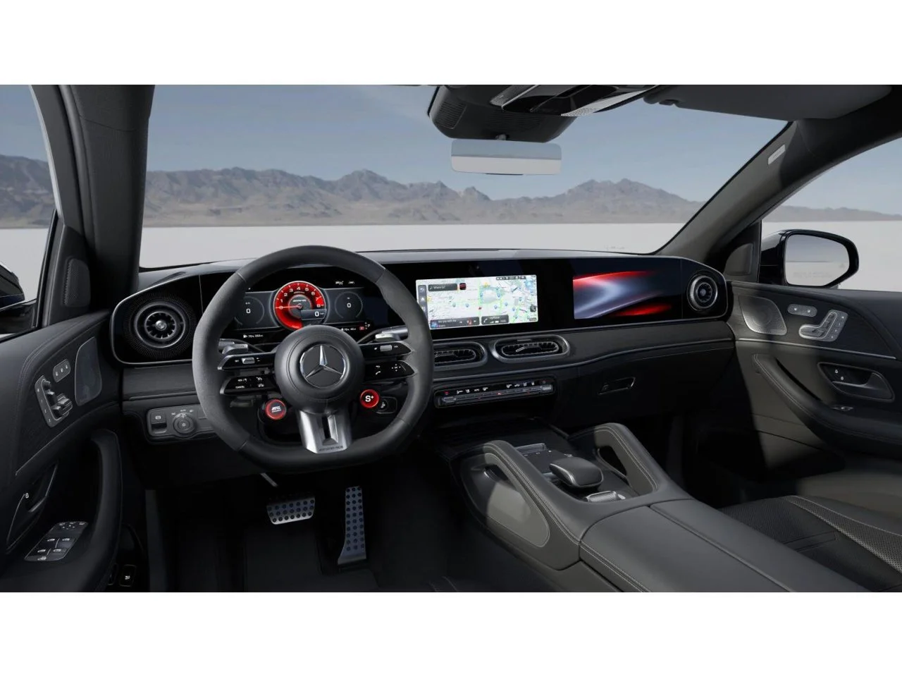New 2027 MANUFAKTUR Moonlight White Metallic Mercedes-Benz AMG® GLE 53e 4MATIC+ Coupe image 3