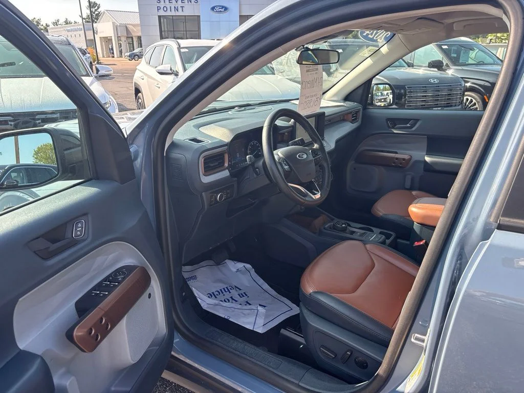 Used 2024 Azure Gray Metallic Tri-Coat Ford Lariat image 10