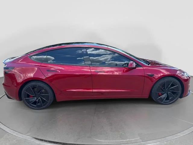 Used 2025 Ultra Red Tesla Performance image 7