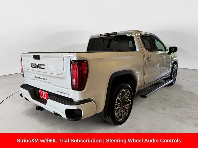 Used 2025 White Frost Tricoat GMC Denali Ultimate image 6