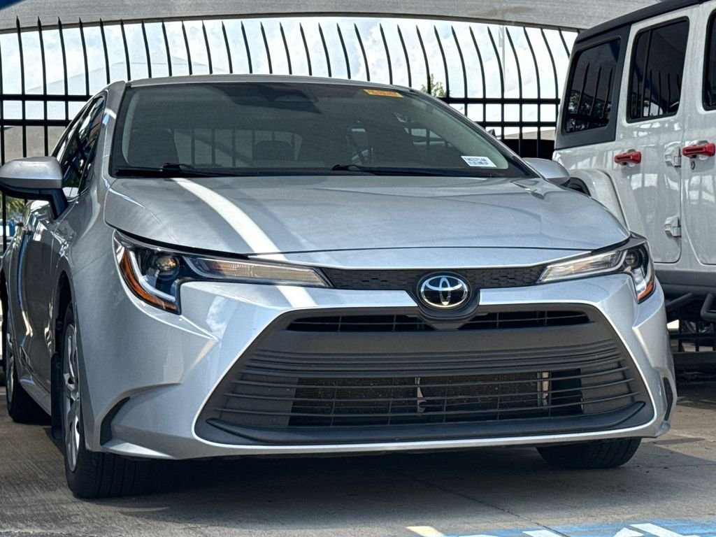 Used 2024 Classic Silver Metallic Toyota LE image 3