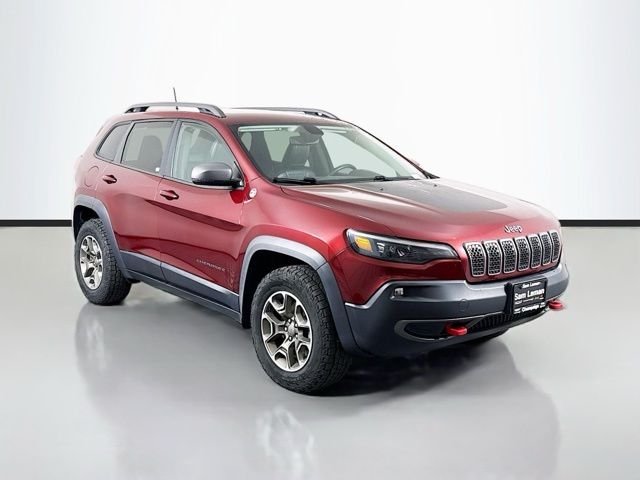 Used 2020 Jeep Cherokee Trailhawk with VIN 1C4PJMBX5LD501217 for sale in Champaign, IL