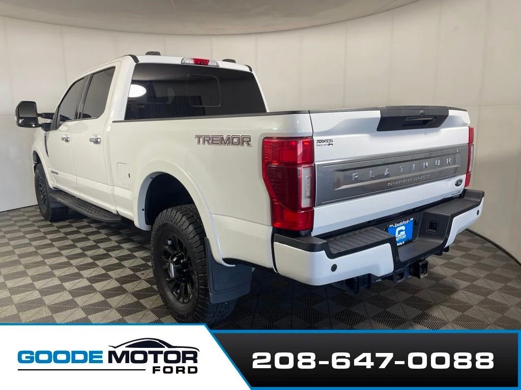 Certified Used 2021 White Metallic Ford Platinum image 6