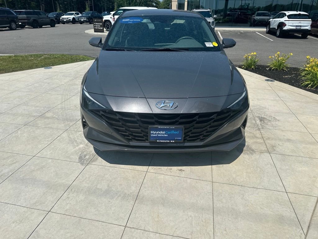 Certified 2023 Hyundai Elantra SEL with VIN KMHLM4AG1PU567112 for sale in Plymouth, MA