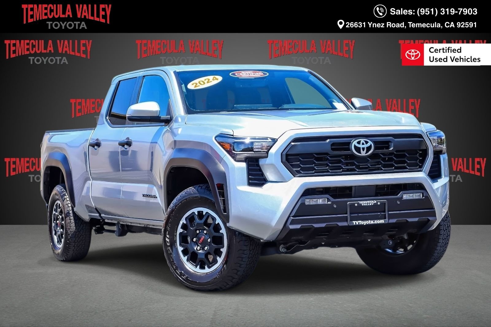 Certified Used 2024 Celestial Silver Metallic Toyota TRD Off-Road image 1