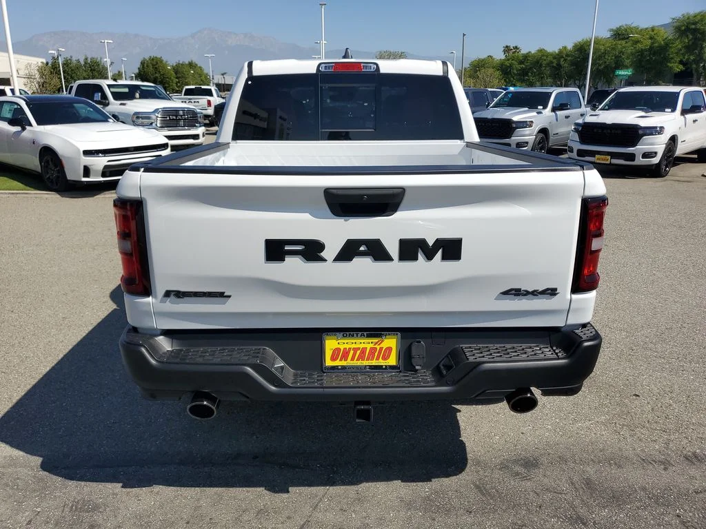 New 2026 Bright White Clear-Coat Exterior Paint RAM Rebel image 4