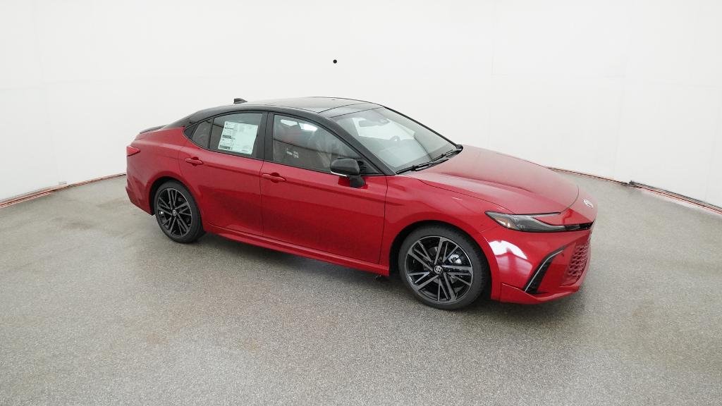 New 2026 Supersonic Red with Midnight Black Metallic roof Toyota XSE image 27