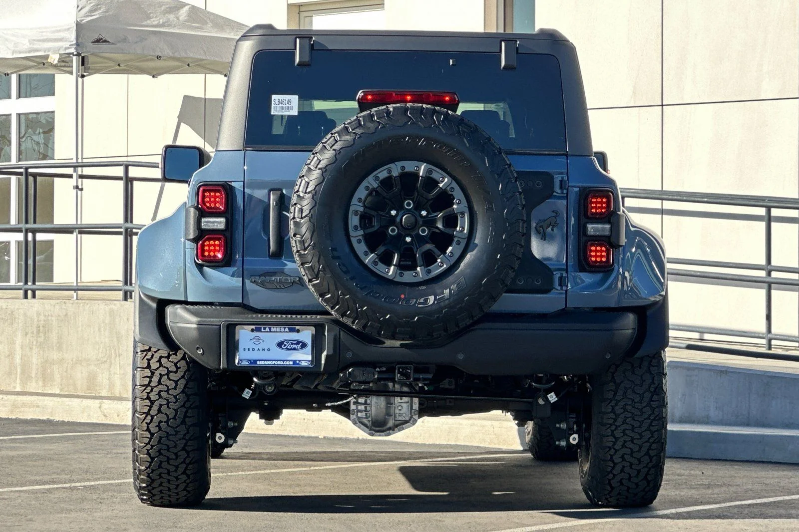 Used 2025 Azure Gray Metallic Ford Raptor image 4