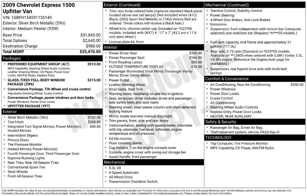 Used 2009 Silver Chevrolet Upfitter image 27
