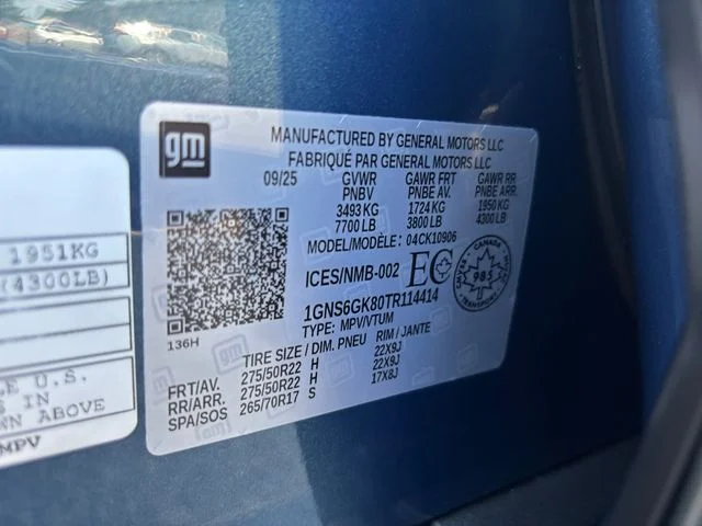 Used 2026 Lakeshore Blue Chevrolet High Country image 25