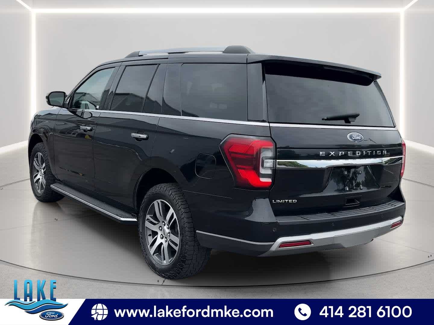 Used 2023 Agate Black Metallic Ford Limited image 7
